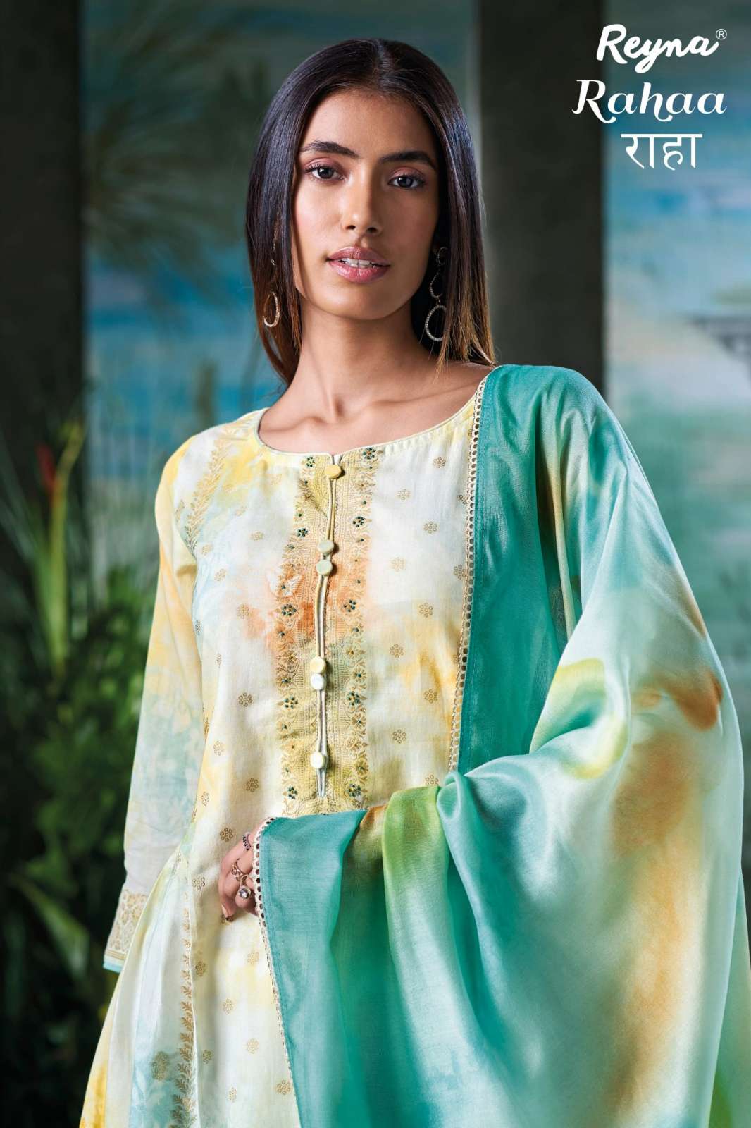 RAYNA RAHAA PREMIUM HANDLOOM COTTON HANDWORK SUIT 