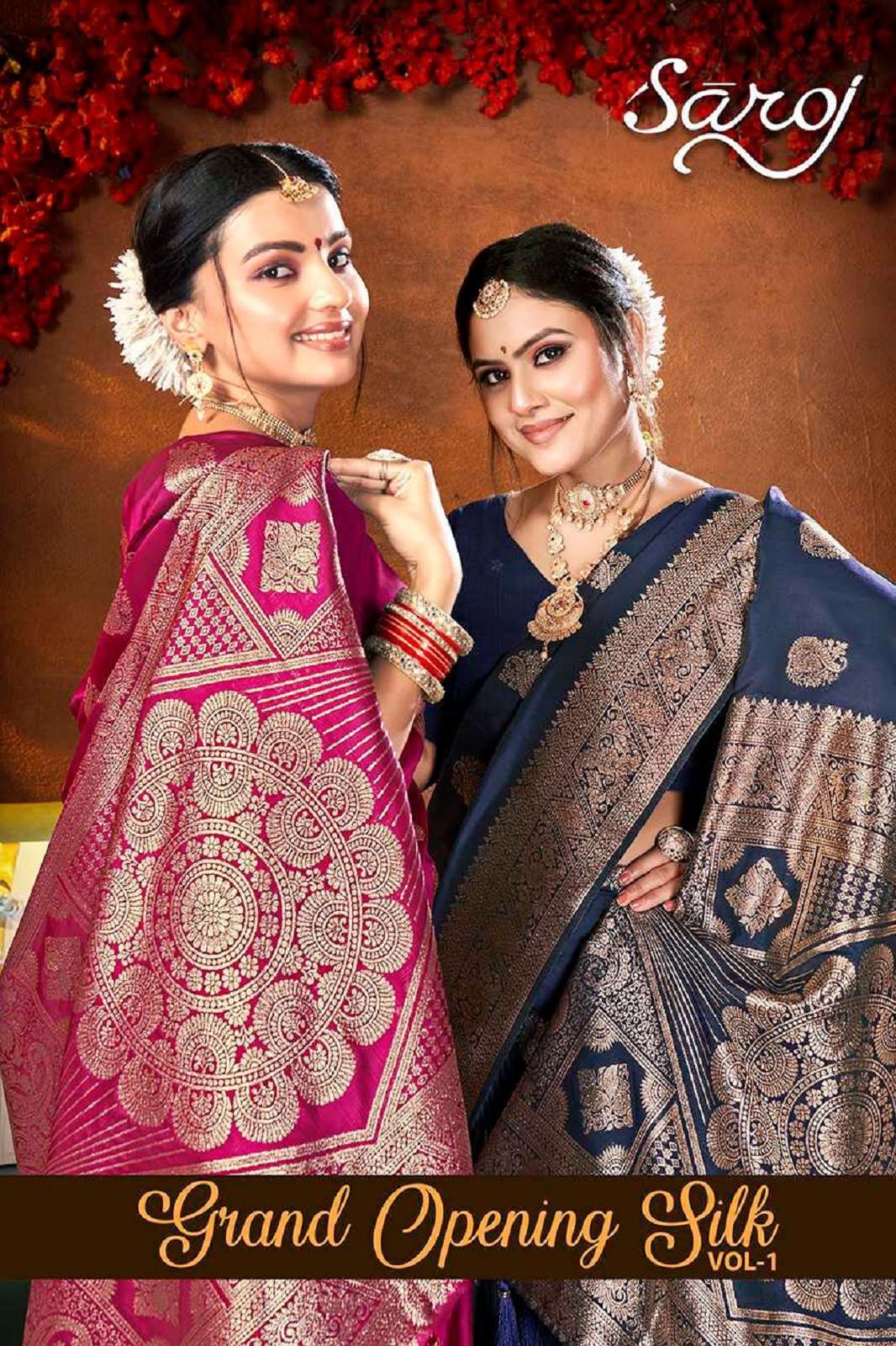 SAROJ SAREES GRAND OPENING SILK RICH PALLU SAREES
