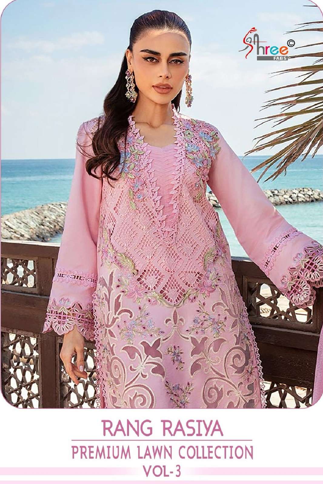 SHREE FAB RANG RASIYA PREMIUM LAWN VOL 3 PAKISTANI COLLECTION