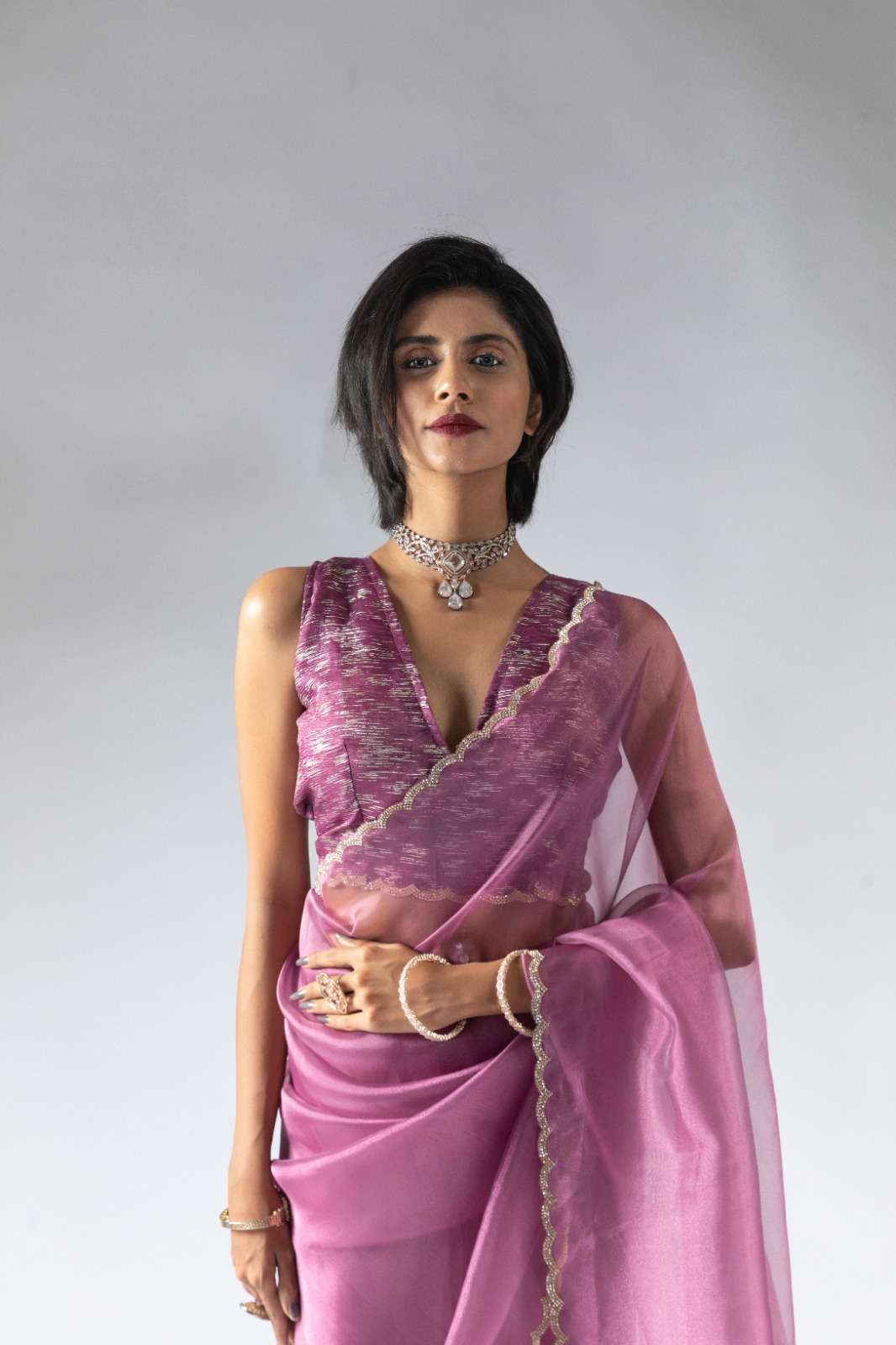 SHRI BALAJI 108A TO 108G PURE ORGANZA READY TO WEAR SAREES