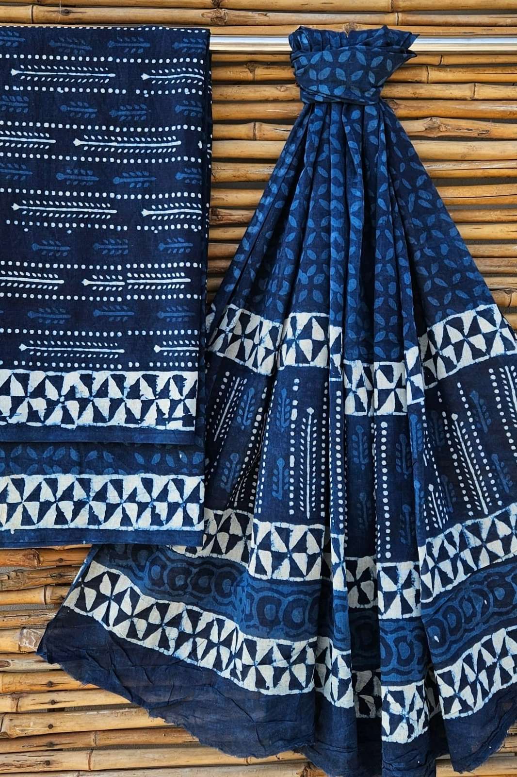 Shri Balaji Emporium RF Hand Block Printed Pure Cotton Suit