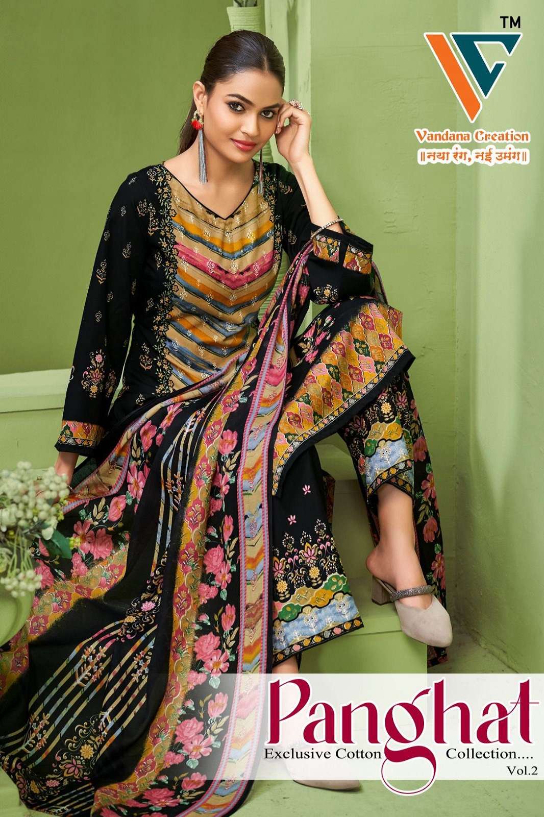 VANDANA CREATION PANGHAT VOL 2 COTTON DRESS MATERIALS