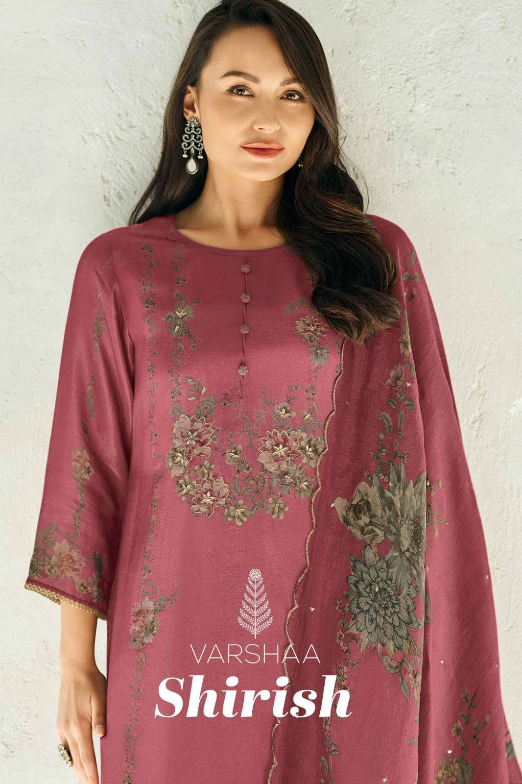VARSHAA SHIRISH VISCOSE MUSLIN HANDWORK SUIT 