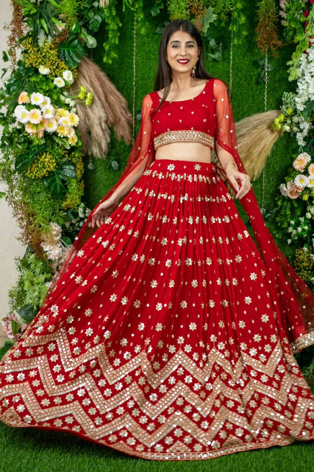 Zeel Vol 21 Beautiful Party Wear Georgette Lehenga with Embroidery Work