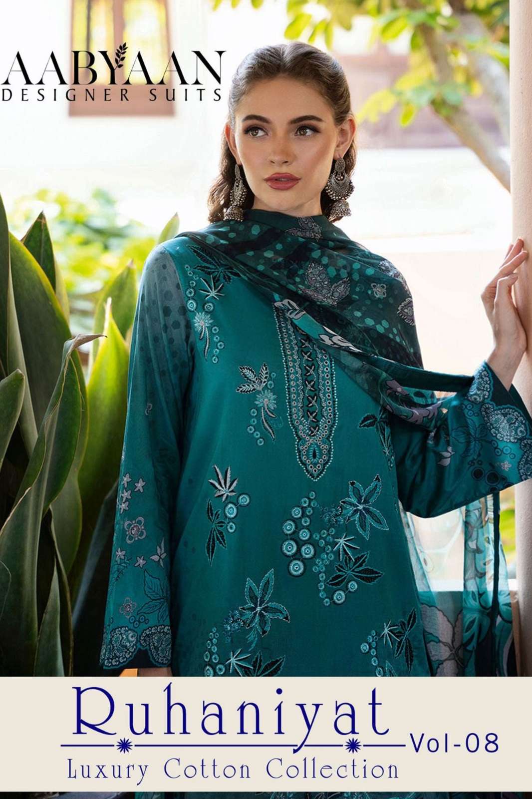 AABYAAN RUHANIYAT VOL 8 KARACHI STYLE PRINTED SUITS
