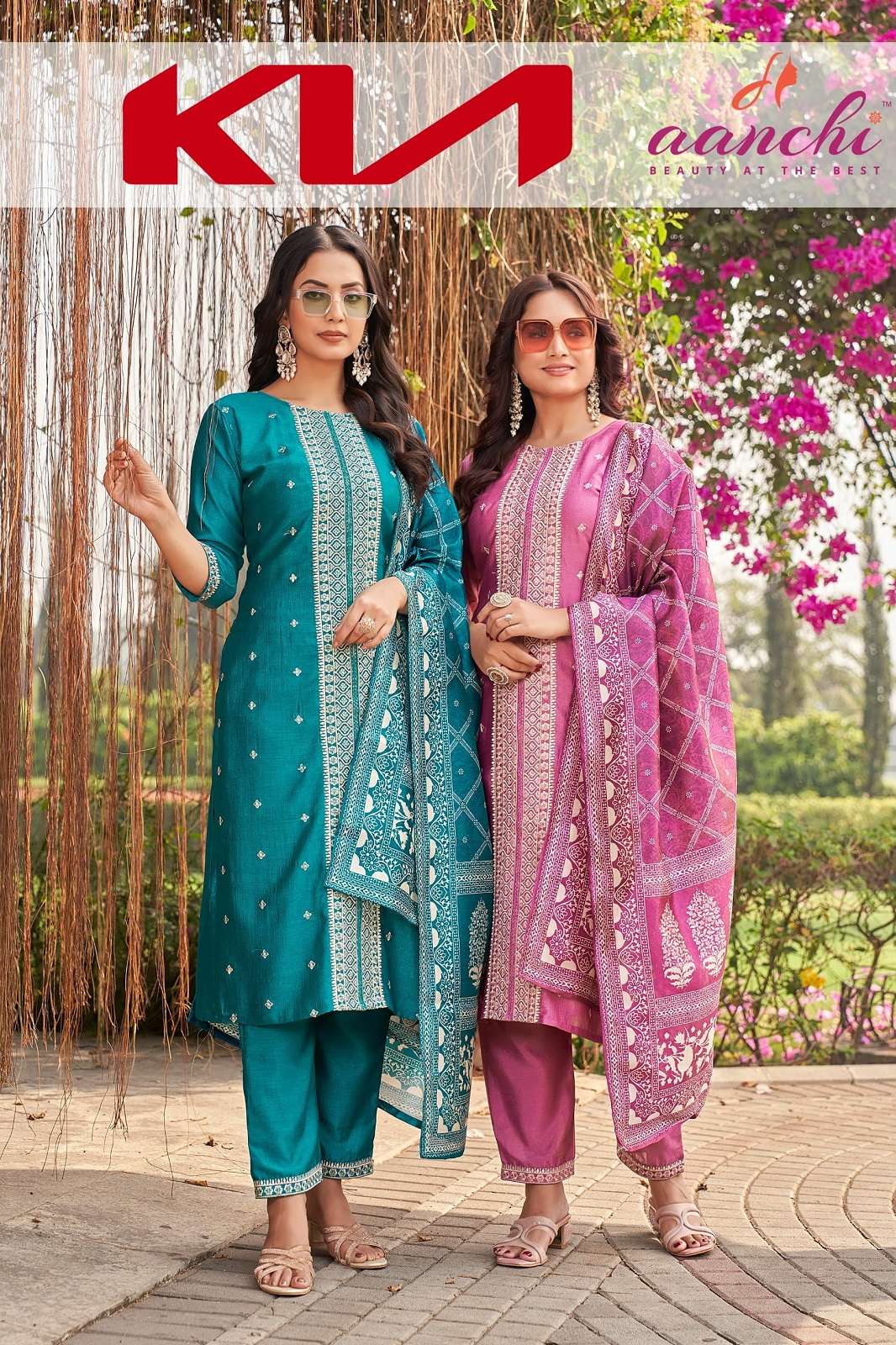 AANCHI KIA VICHITRA SILK READY TO WEAR KURTIES