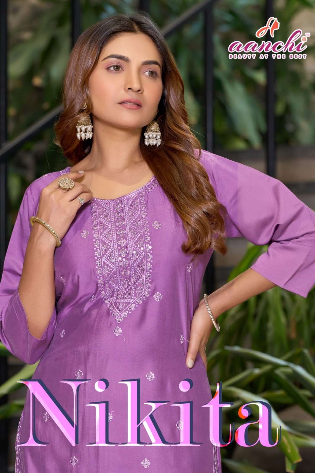 AANCHI NIKITA SHIMMER SILK READY TO WEAR KURTIES