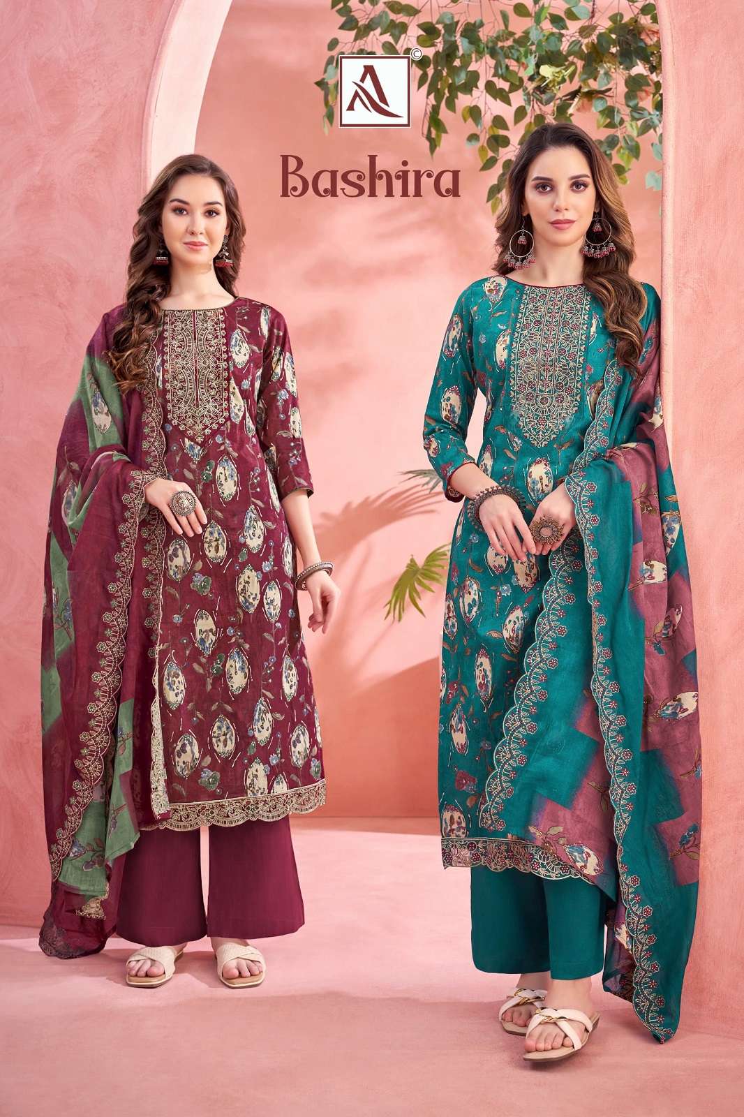ALOK SUITS BASHIRA CAMBRIC COTTON DRESS MATERIALS