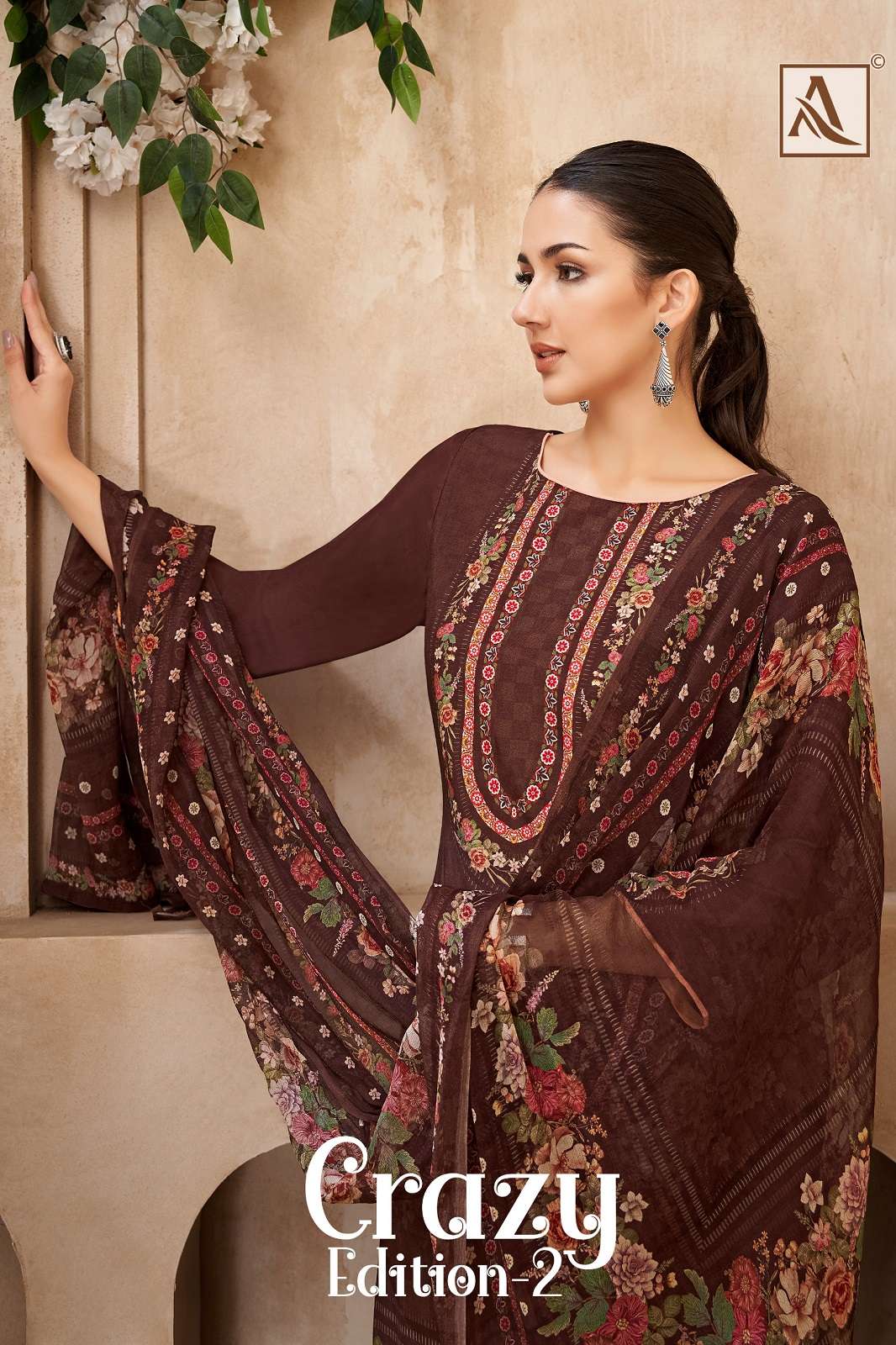ALOK SUITS CRAZY VOL 2 VISCOSE MUSLINE DRESS MATERIALS
