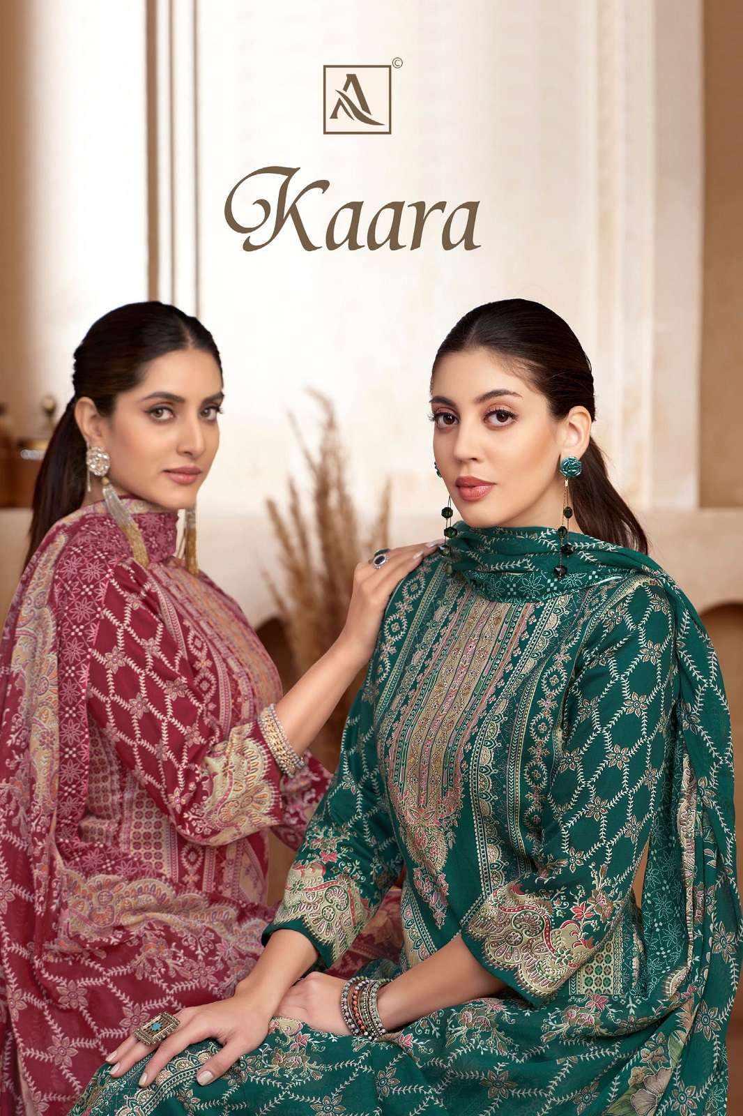 ALOK SUITS KAARA ZAM COTTON PRINTED DRESS MATERIALS 