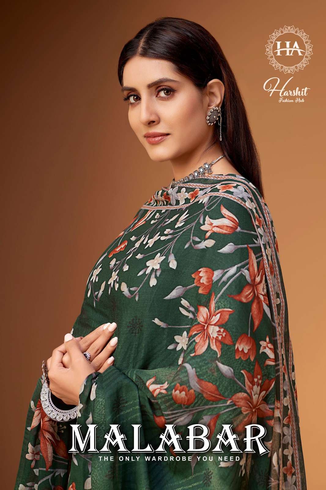 ALOK SUITS MALABAR COTTON FANCY PRINTED DRESS MATERIALS 