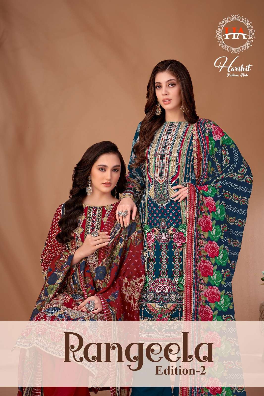 ALOK SUITS RANGEELA VOL 2 VISCOSE RAYON PRINTED DRESS MATERIALS