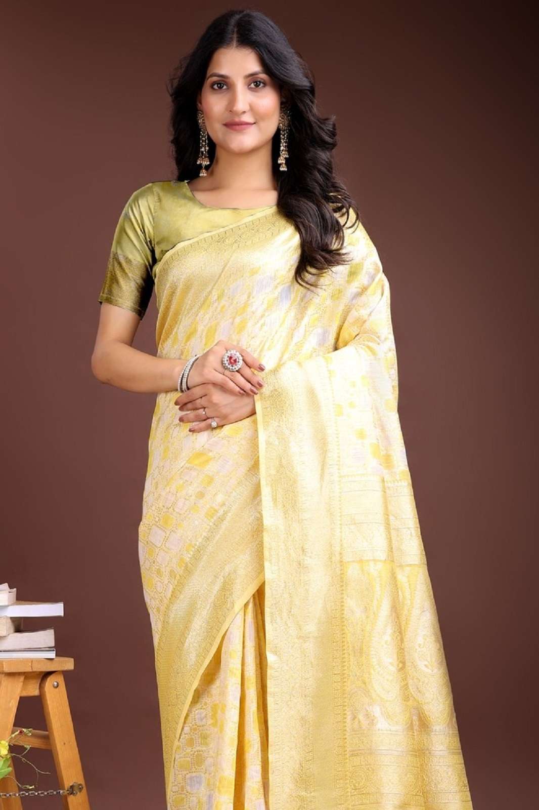 ASTITA MANGO SILK 1001 TO 1006 LINEN COTTON SAREES