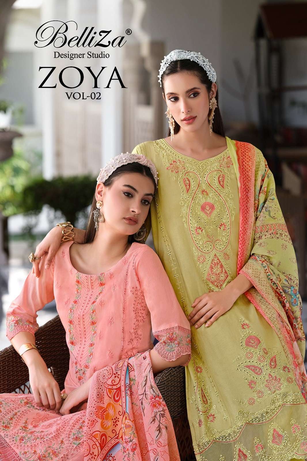 BELLIZA DESIGNER ZOYA VOL 2 COTTON PRINTED DRESS MATERIAL