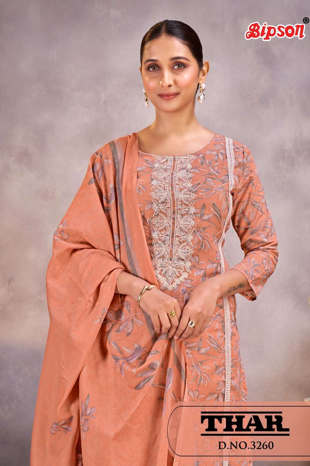 BIPSON PRINTS THAR 3260 PURE COTTON DRESS MATERIALS