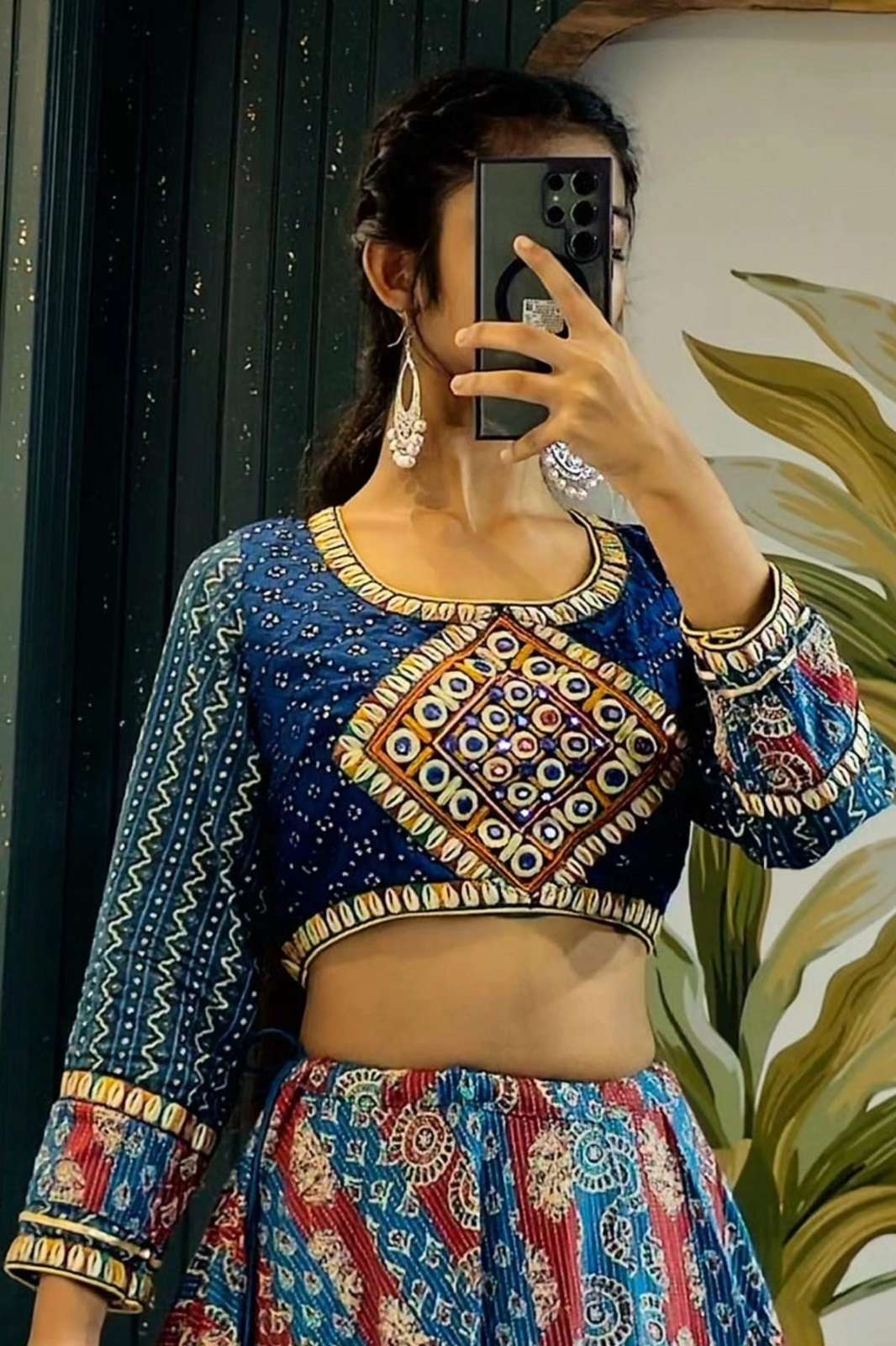 CRAZYCLOTHES SF 1451 BUTTER SILK DIGITALLY PRINTED LEHENGAS