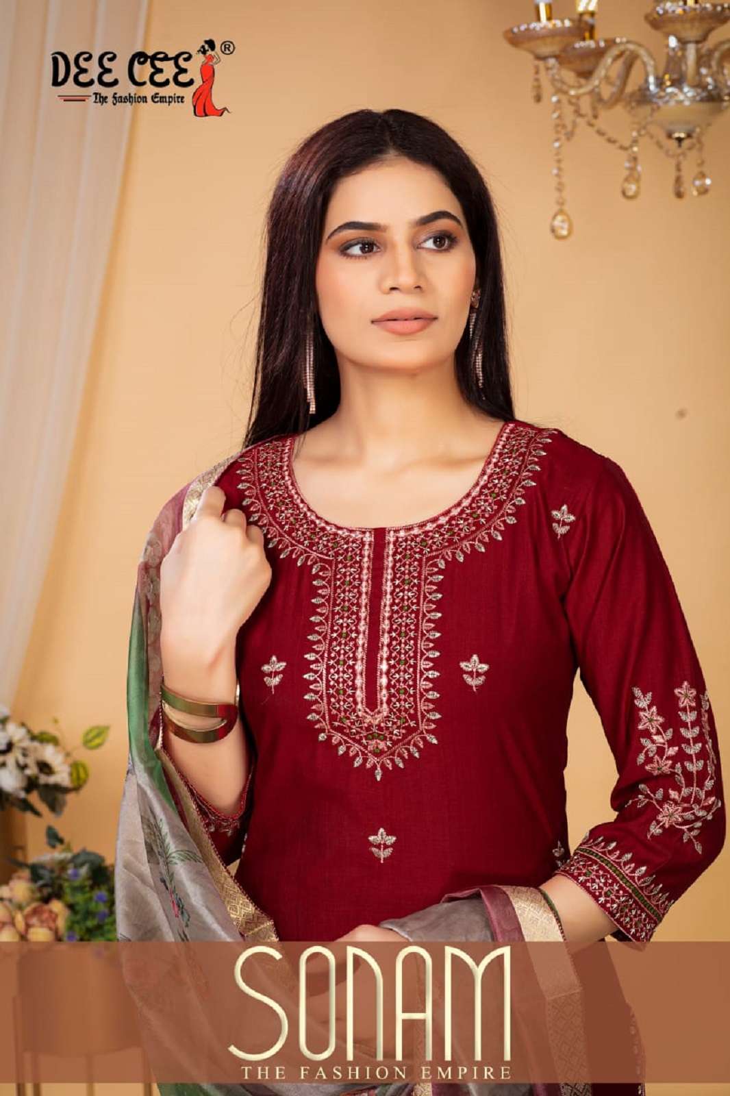 DEECEE SONAM VATICAN EMBROIDERED READY TO WEAR KURTIES