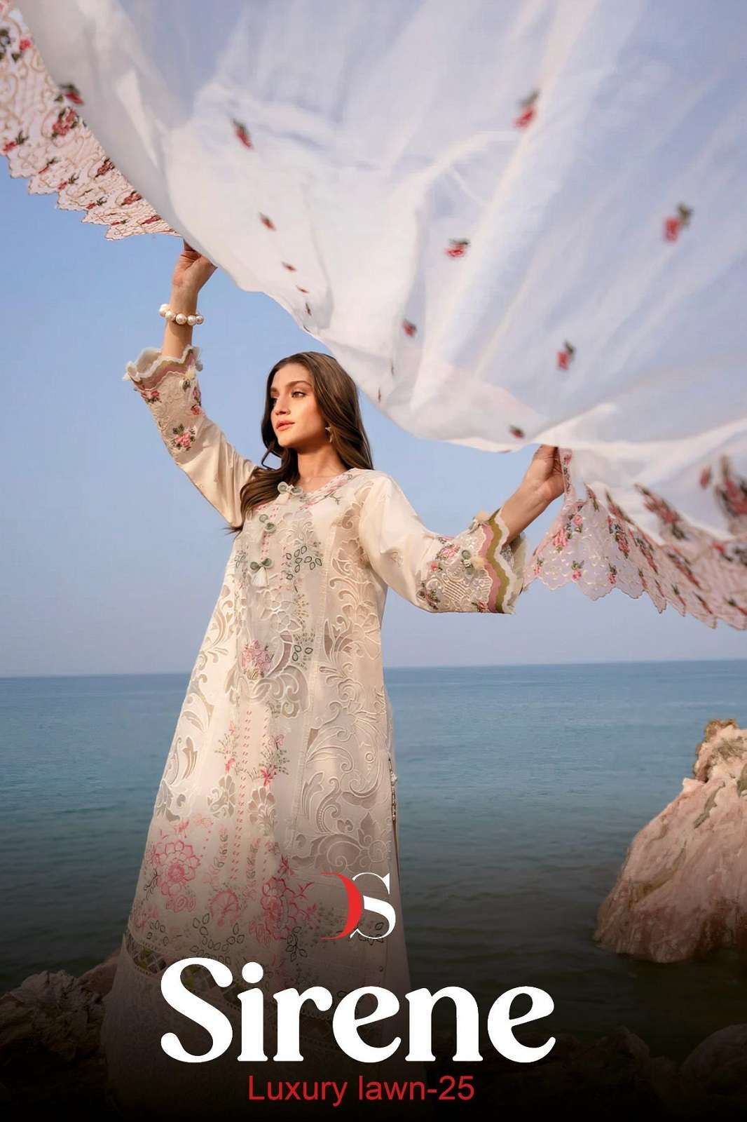 DEEPSY SUITS SIRENE LUXURY LAWN 25 COTTON PAKISTANI SUITS