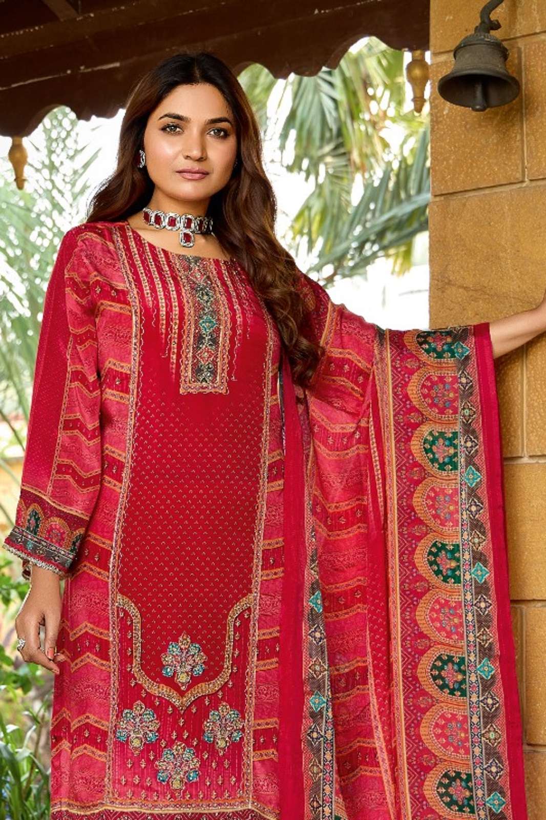 FEPIC ROSEMEEN 2001 CREPE EMBROIDERY WORKED SUITS