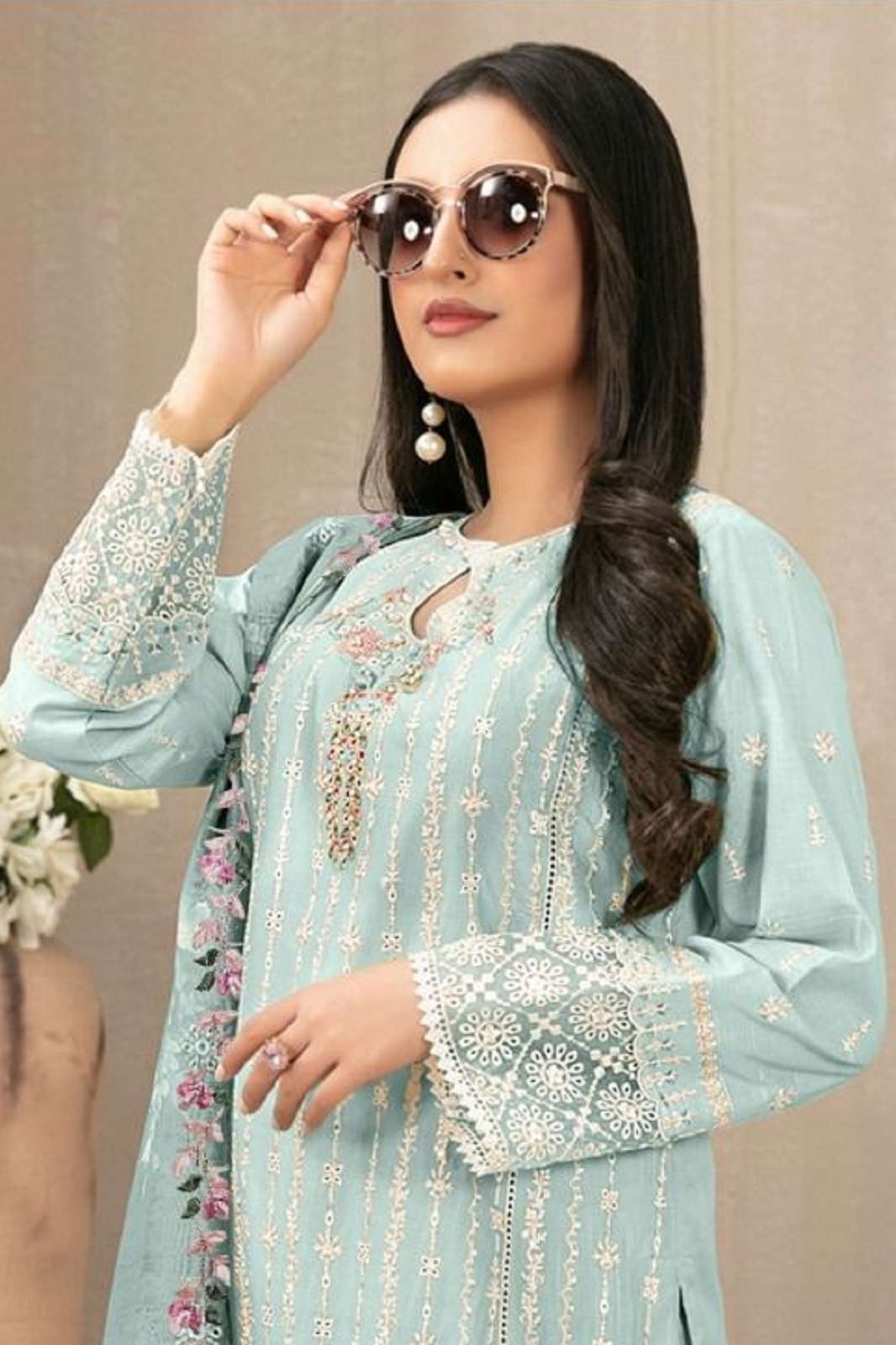 FEPIC ROSEMEEN C 1807 GEORGETTE EMBROIDERED SUITS