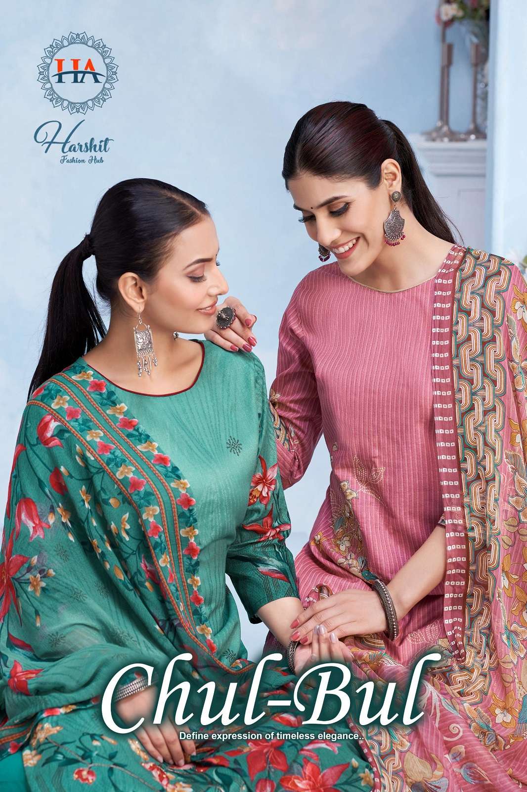 HARSHIT FASHION CHUL BUL CAMBRIC PRINTED DRESS MATERIALS
