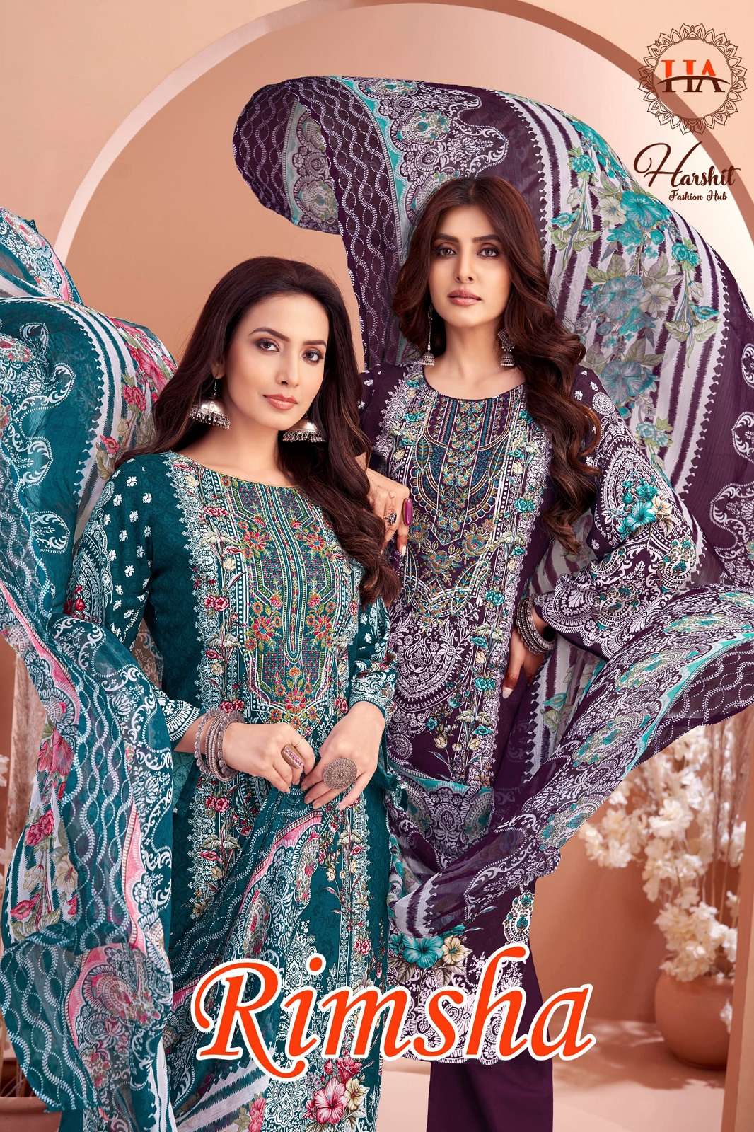 HARSHIT FASHION RIMSHA VISCOSE RAYON DRESS MATERIALS
