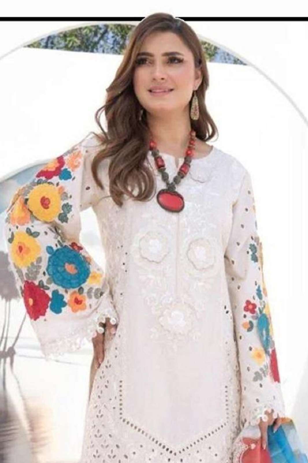 HOORTEX H 358 A TO D HEAVY COTTON EMBROIDERED SUITS
