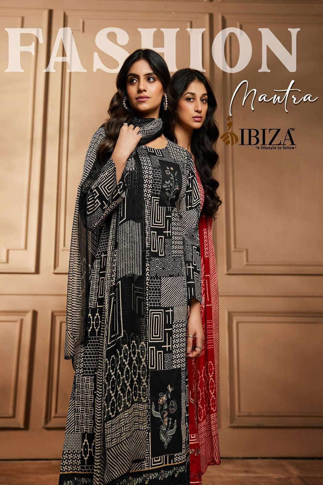 IBIZA FASHION MANTRA CAMBRIC DIGITALLY PRINTED DRESS MATERIALS
