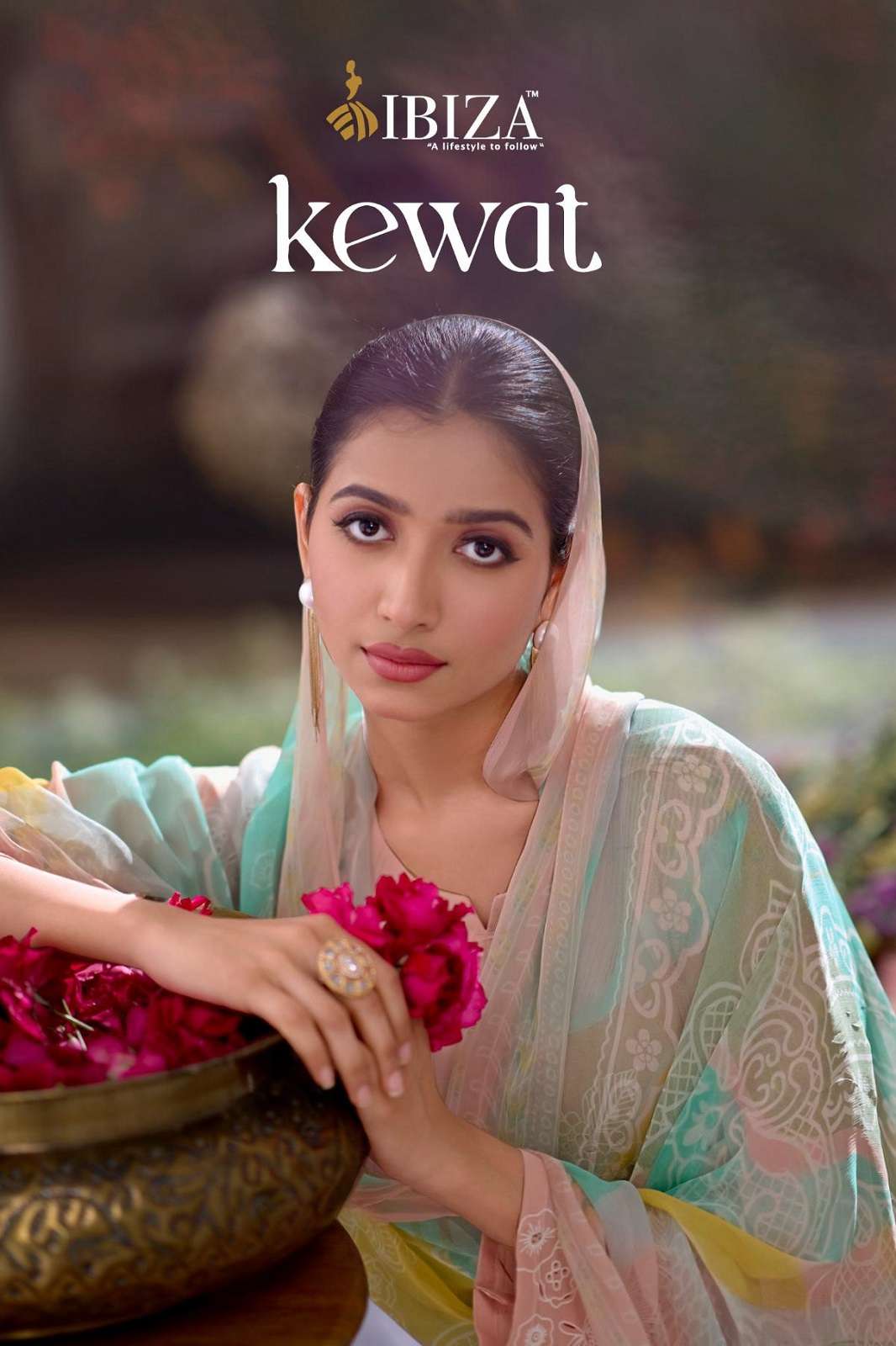 IBIZA KEWAT LINEN KHADI PRINT & EMBROIDERED SUITS