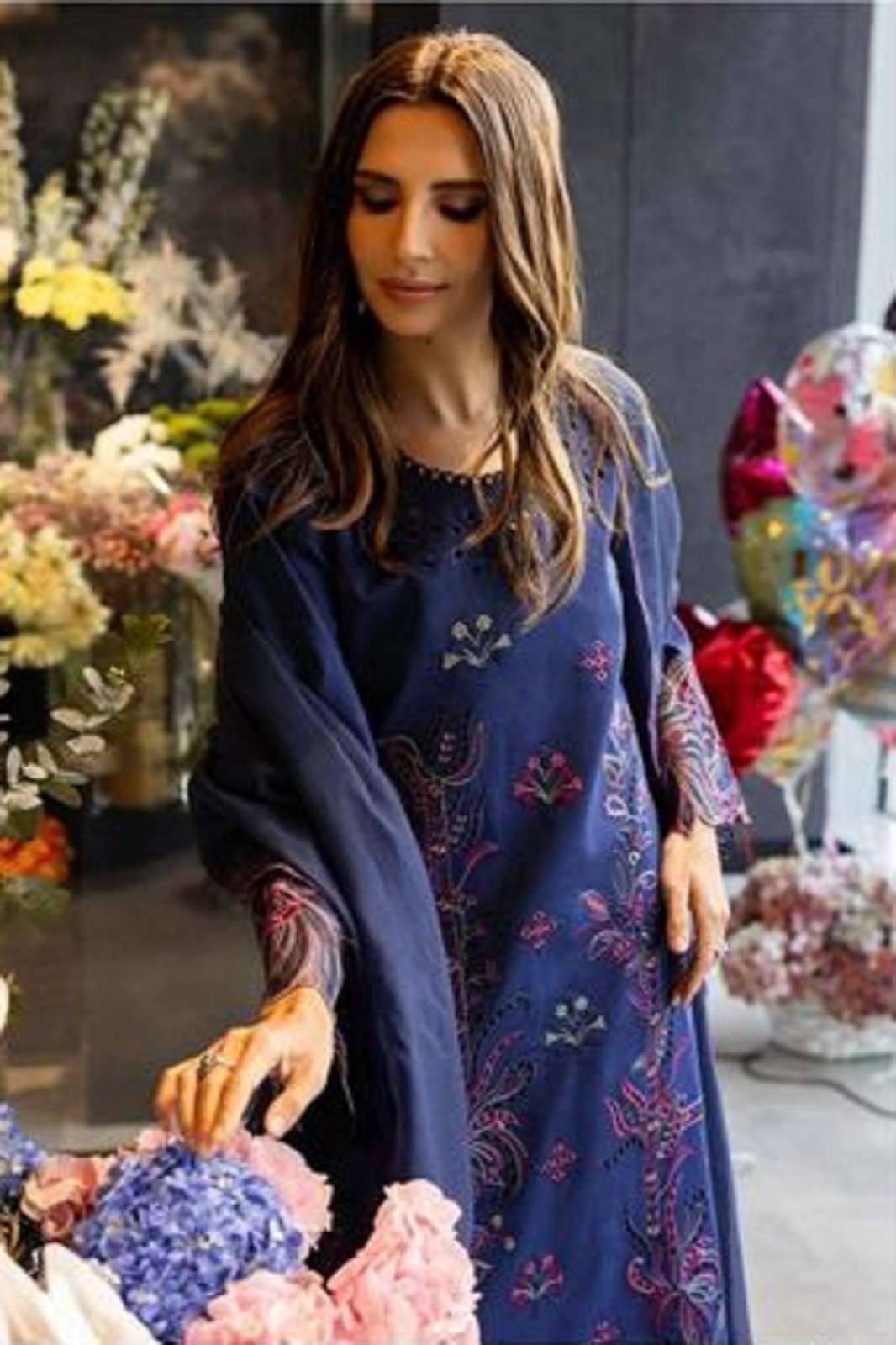 JOHRA TEX JT 168 CAMBRIC COTTON EMBROIDERED SUITS