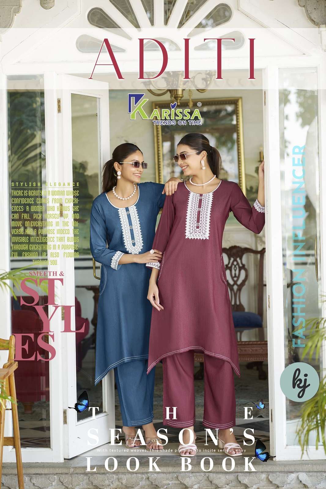 KARISSA ADITI FANCY DENIM READY TO WEAR KURTIES