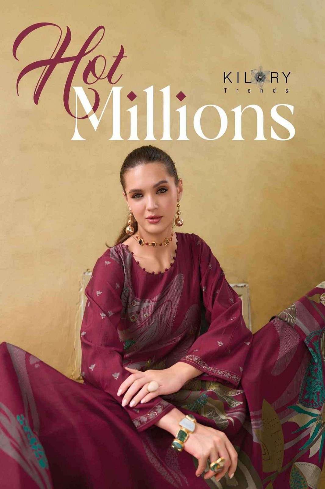 KILORY TRENDS HOT MILLIONS VISCOSE SILK HAND WORKED SUITS