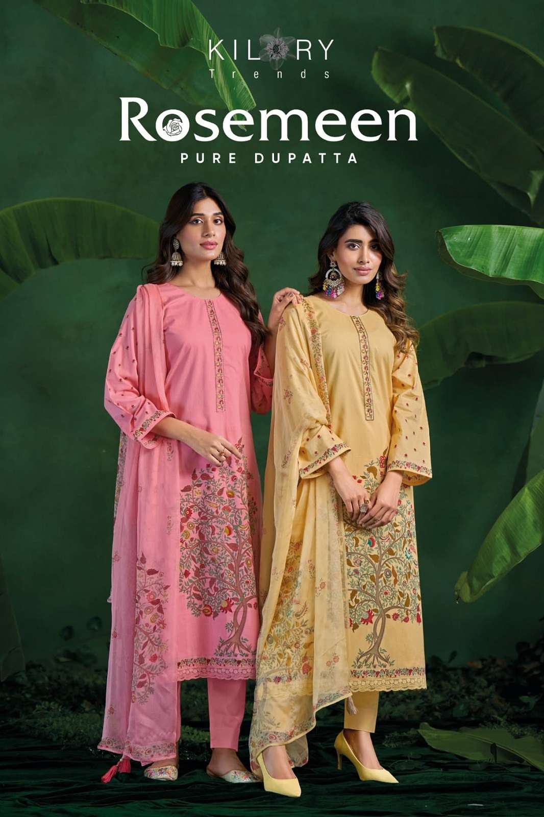 KILORY TRENDS ROSEMEEN LAWN COTTON DIGITALLY PRINTED SUITS