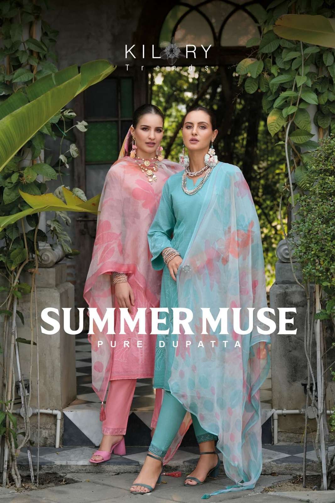 KILORY TRENDS SUMMER MOUS LAWN PRINTED SALWAR SUITS