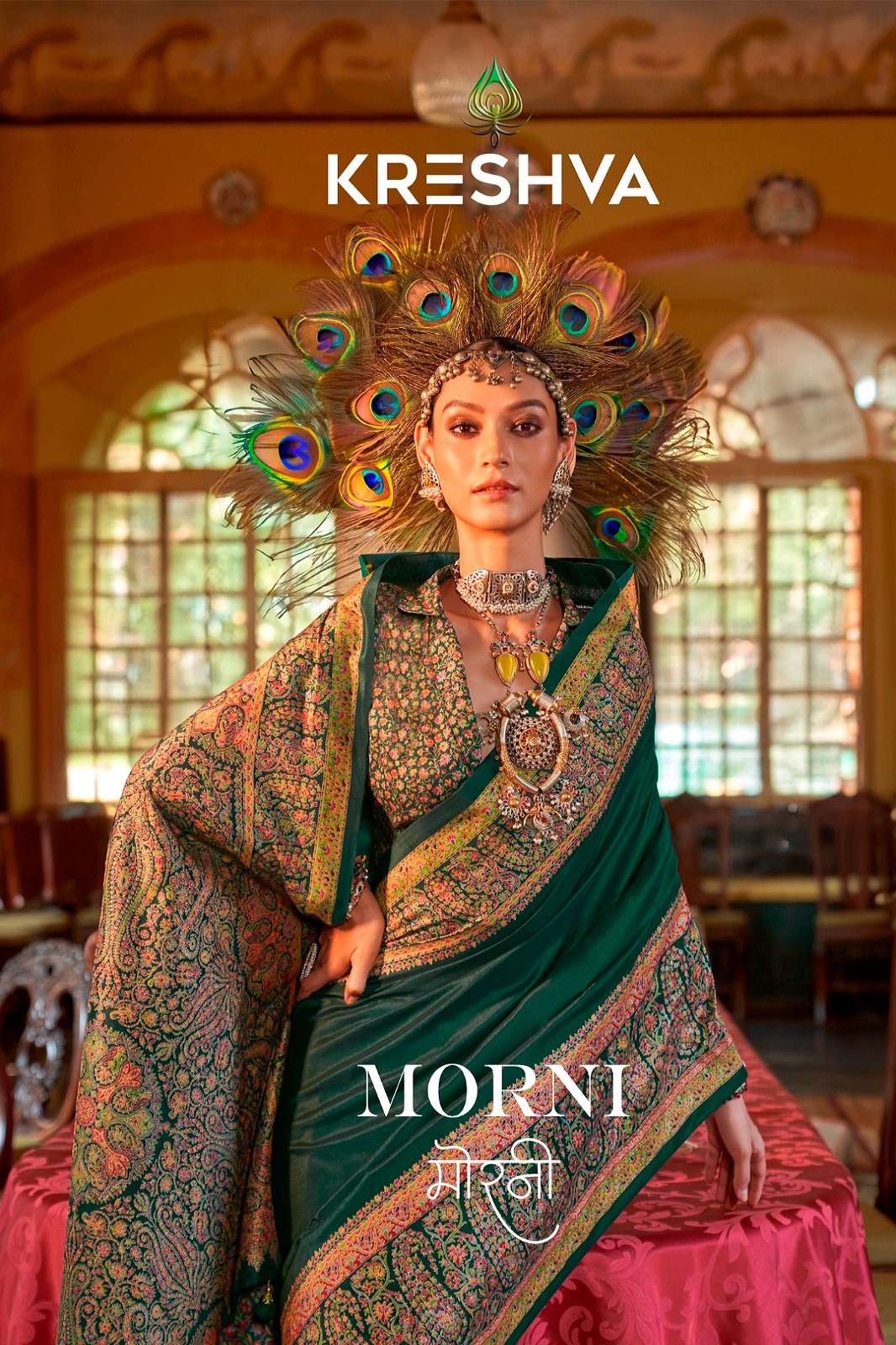 KRESHVA MORNI 806 TO 811 HIGH QUALITY SILK SAREES