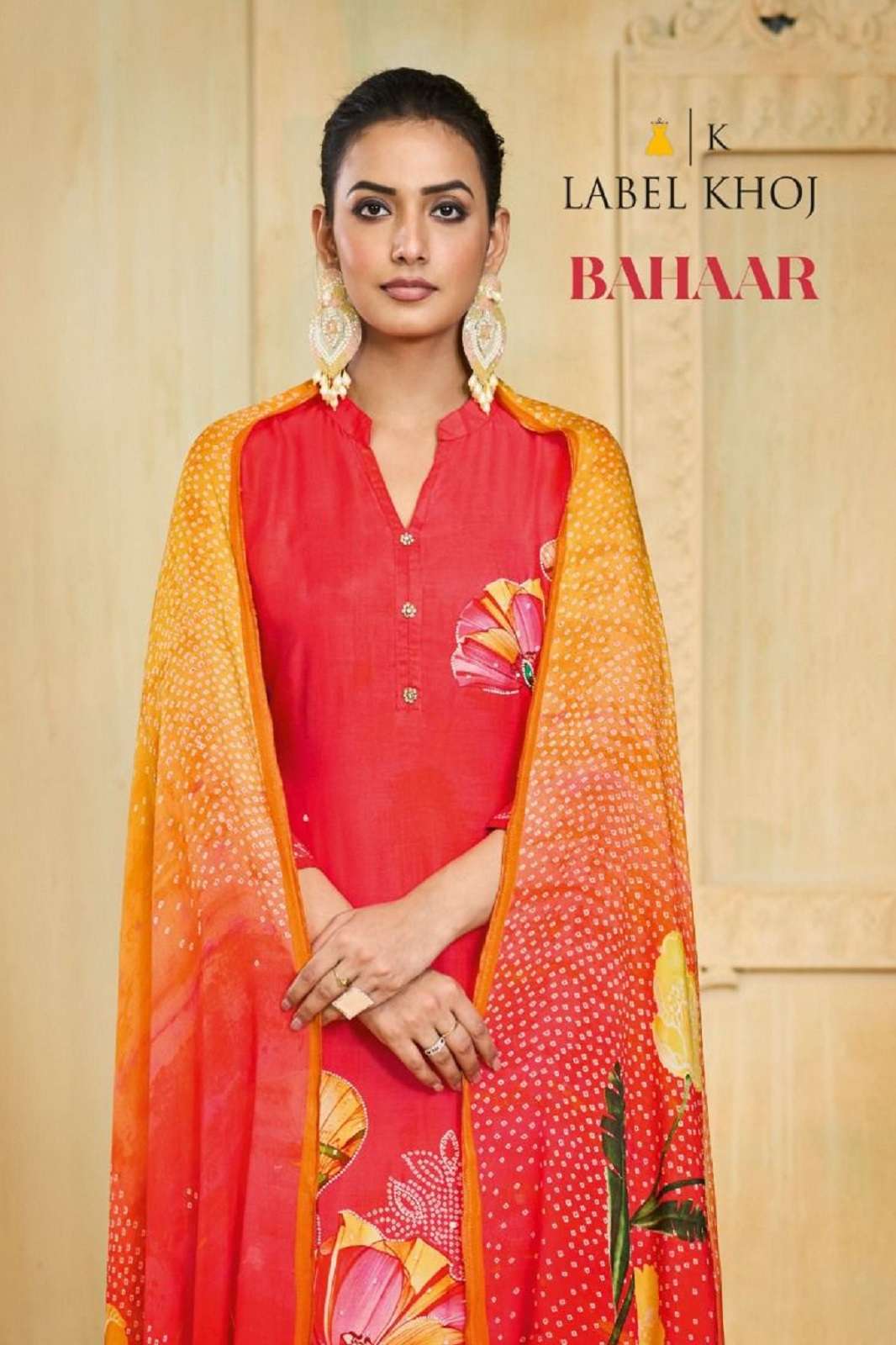 LABEL KHOJ BAHAAR 9769 TO 9772 MUSLINE READY TO WEAR SUITS