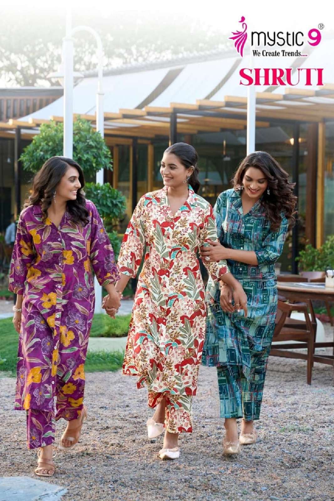 MYSTIC9 SHRUTI VOL 1 PRINTED READY TO WEAR KURTIES