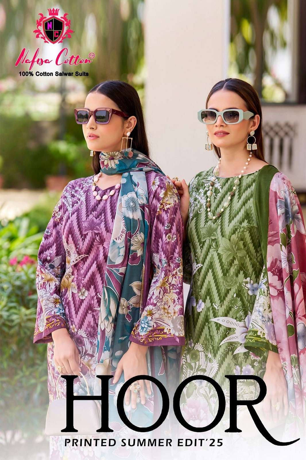 NAFISHA COTTON HOOR PRINTED DRESS MATERIALS