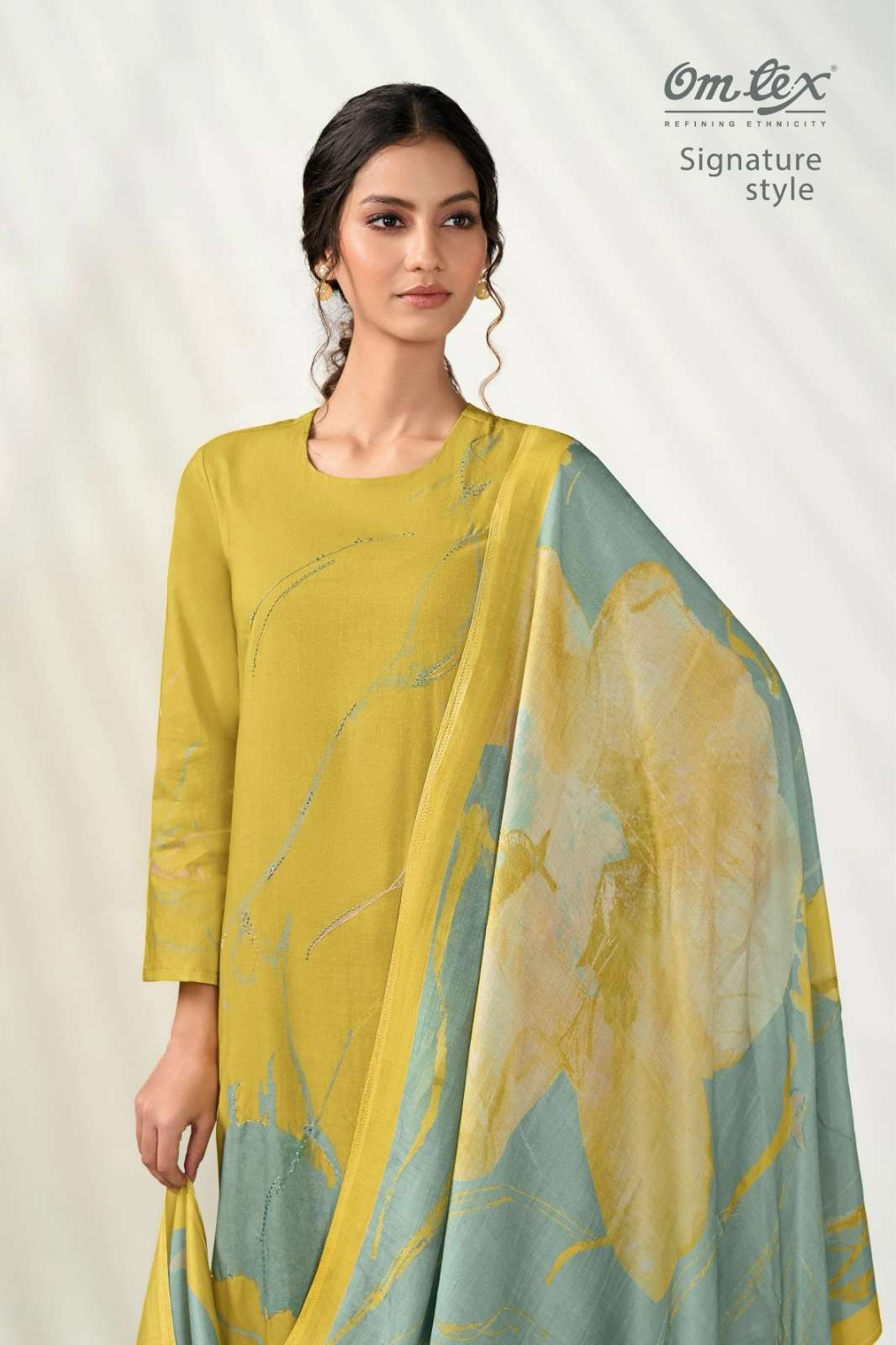 OMTEX SIGNATURE STYLE PREMIUM LAWN COTTON HAND WORK SUITS 