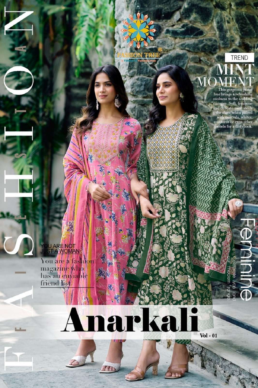 PASSION TREE ANARKALI VOL 1 READY TO WEAR DESIGNER KURTIS