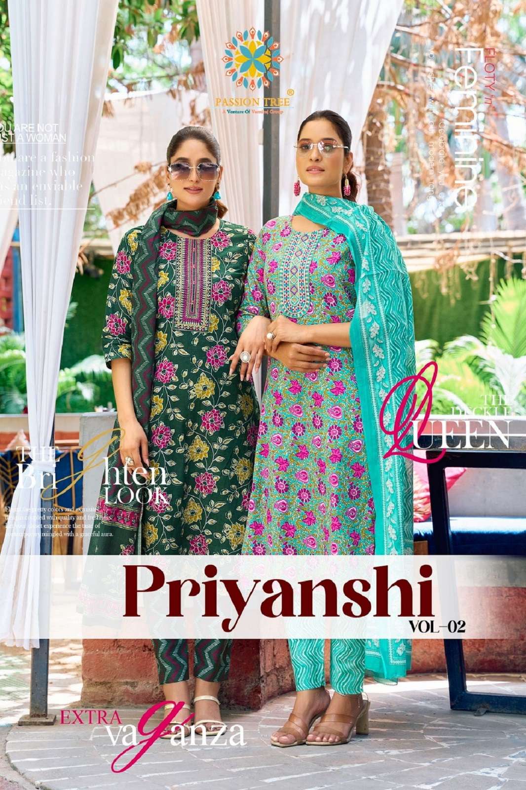 PASSION TREE PRIYANSHI VOL 2 COTTON READY TO WEAR KURTIES