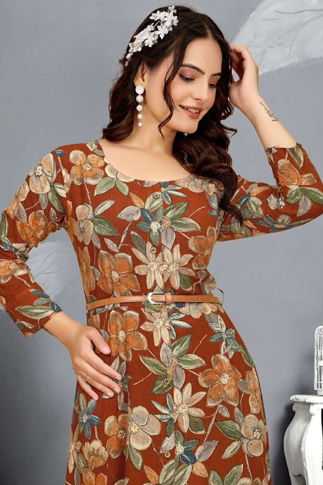 POONAM DESIGNER MANYA VOL 1 RAYON READY TO WEAR KURTIES