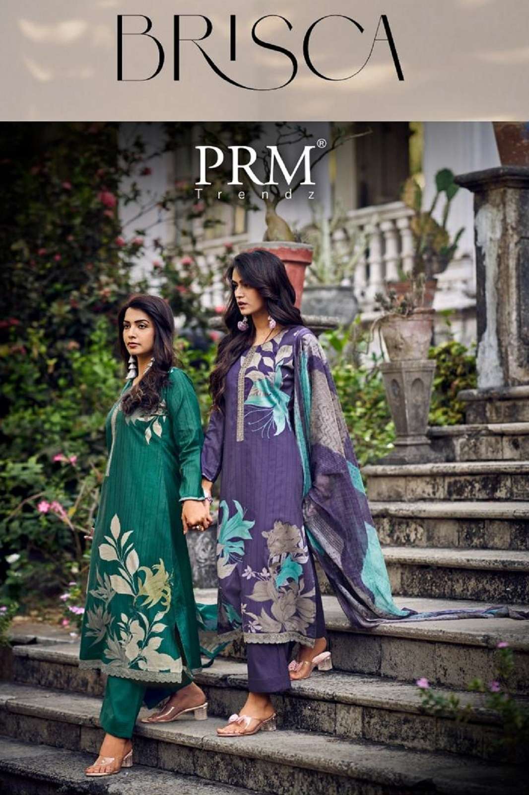 PRM TRENDZ BRISCA PURE LAWN DIGITALLY PRINTED SUITS