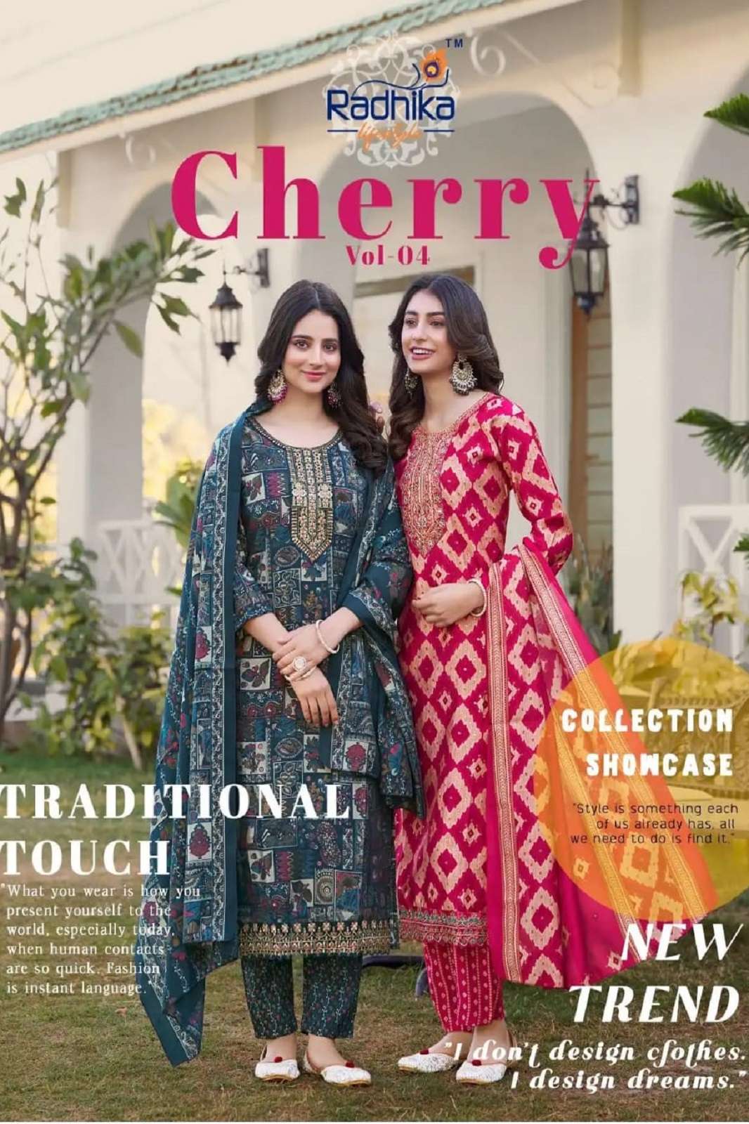 RADHIKA LIFESTYLE CHERRY VOL 4 READY TO WEAR KURTIES
