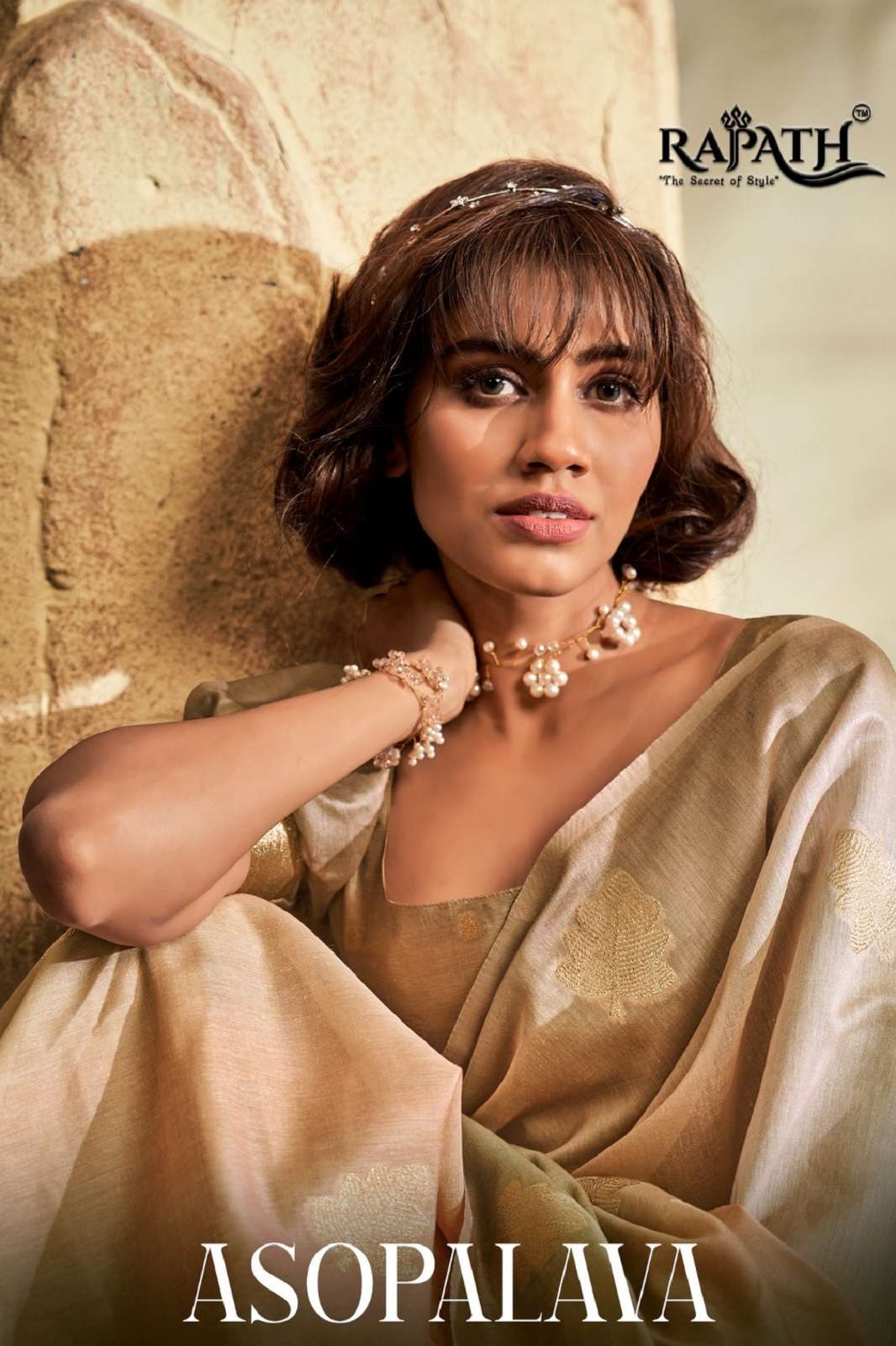 RAJPATH ASOPALAVA HANDLOOM SILK FESTIVE WEAR SAREES