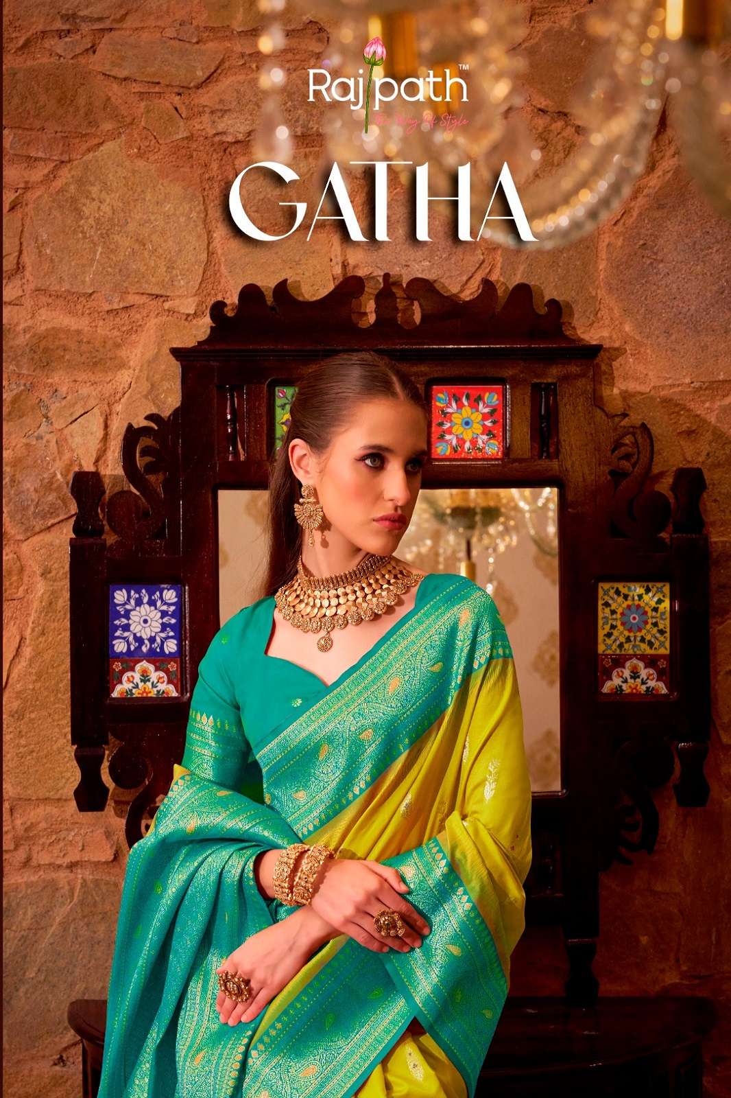  RAJPATH GATHA SILK 255 TO 262 SOFT SILK WEAVING WORKED SAREES
