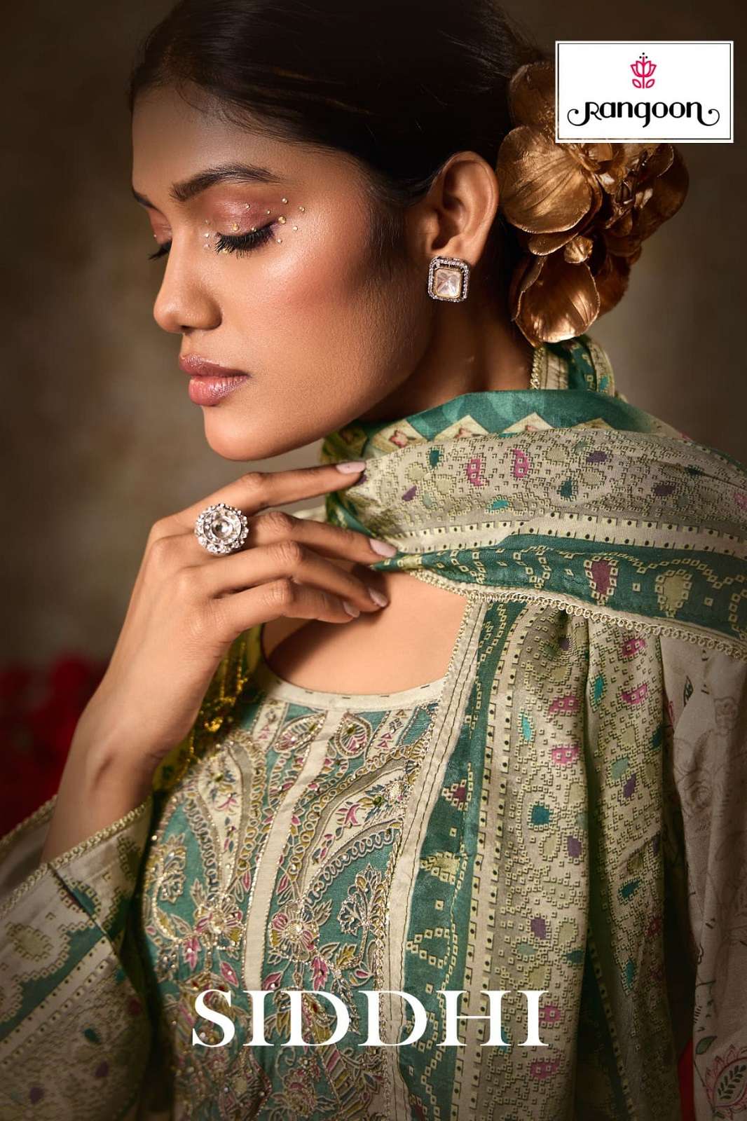 RANGOON SIDDHI MUSLINE DIGITALLY PRINTED READY TO WEAR KURTIES