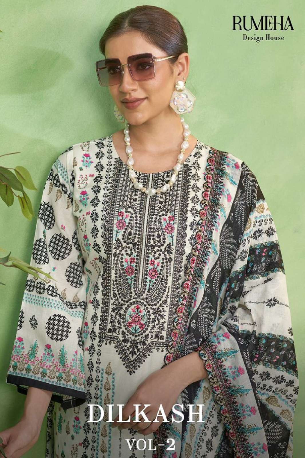 RUMEHA DILKASH VOL 2 COTTON PRINTED DRESS MATERIALS