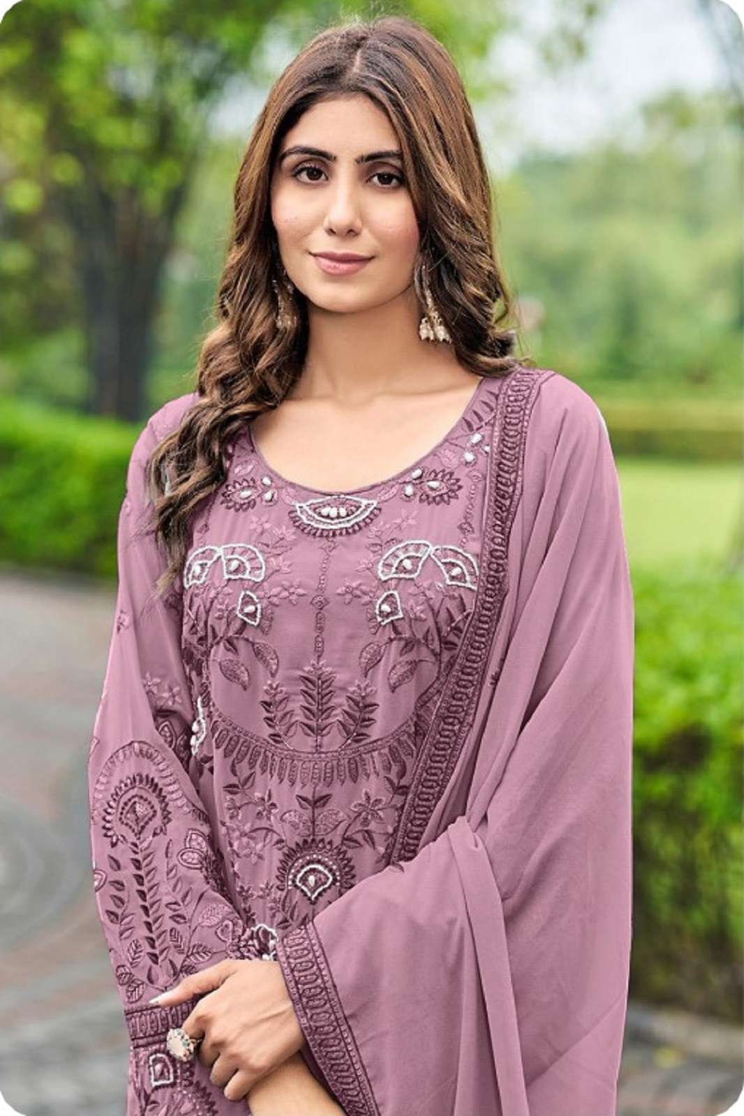 SAFA CREATION HYA 1042 READYMADE GEORGETTE EMBROIDERED SUITS