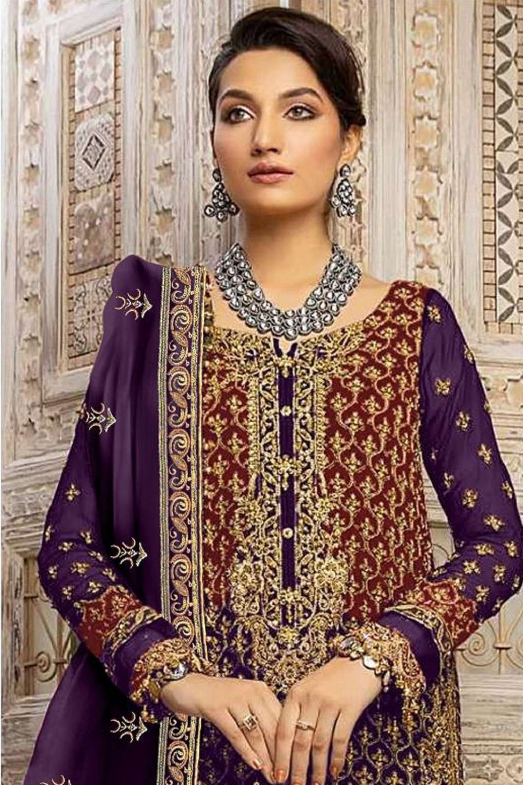 SAFA CREATION SFPK 916 GEORGETTE EMBROIDERED SUITS